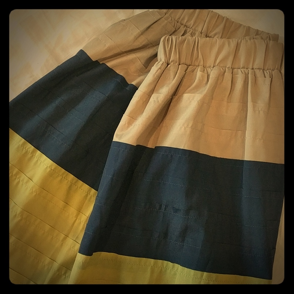 Block Color Skirt